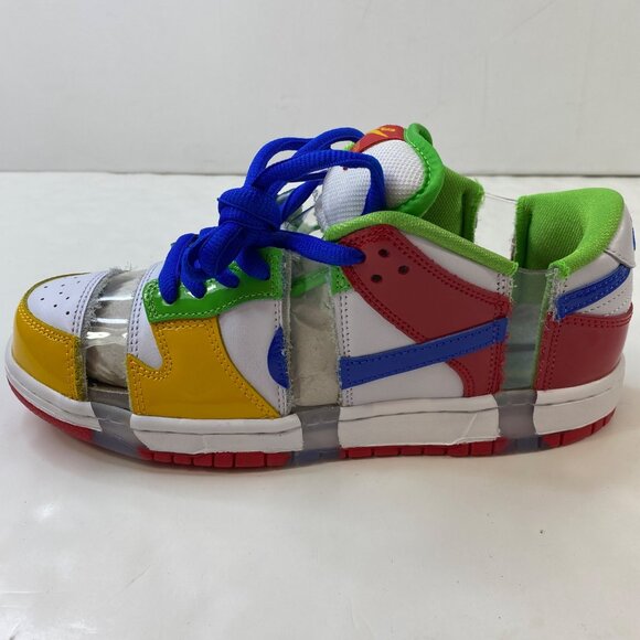 Nike Mens SB Dunk Low Sneakers Over OG QS Everything Shoes Ebayana Size 8 - Picture 6 of 13